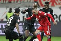 Allemagne: Munich gagne &agrave; Francfort avec un doubl&eacute; de Rib&eacute;ry