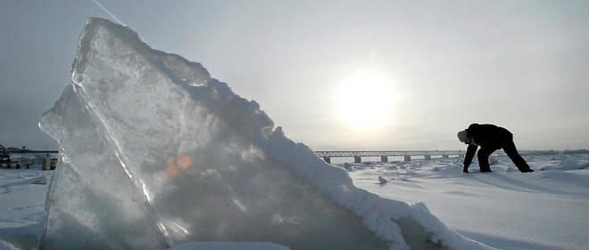 Sibérie Trop Polluée La Neige Est Peinte En Blanc Le Point