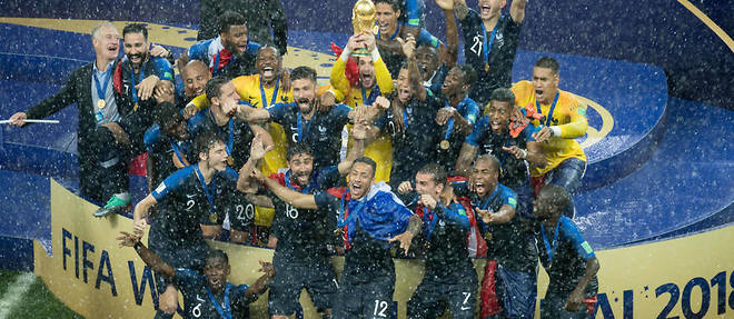 Les Bleus champions du monde 2018.
