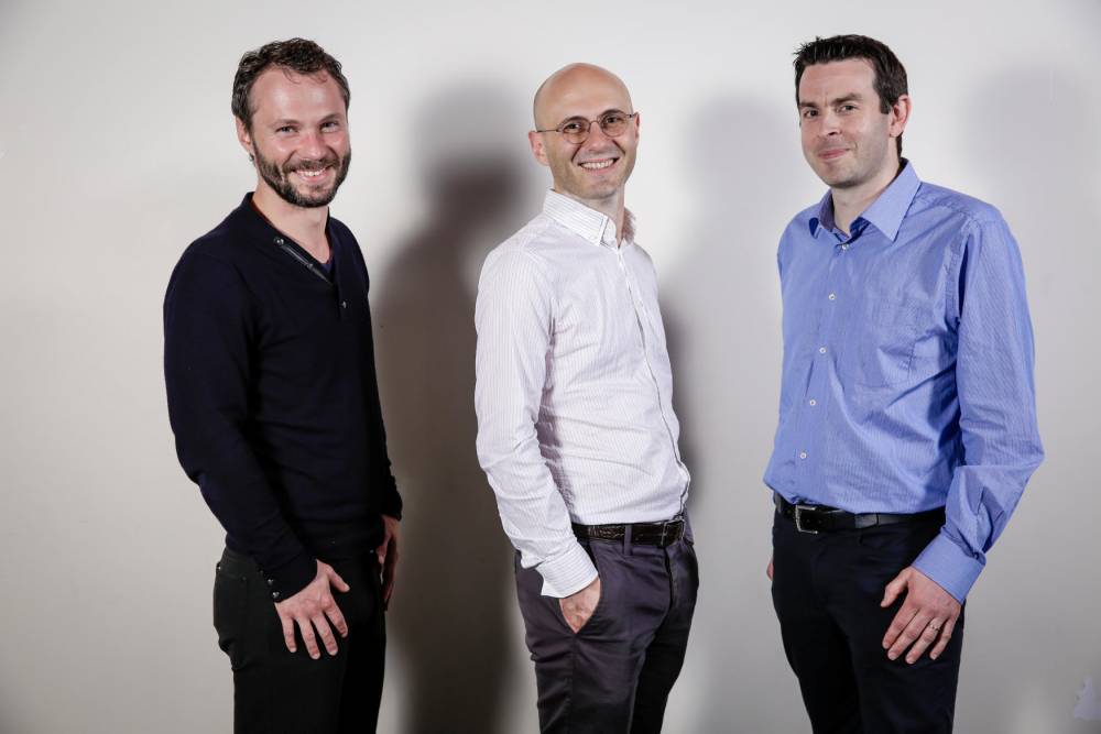 <p>Les cofondateurs de Wizama (de gauche à droite): Damien Botta, Franck Botta, Florent Guitton.</p><section class=