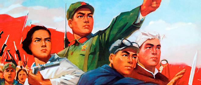 Pour David Colon, les manipulations de masse ne sont pas l'apanage des dictatures... Illustration : affiche de propagande chinoise.