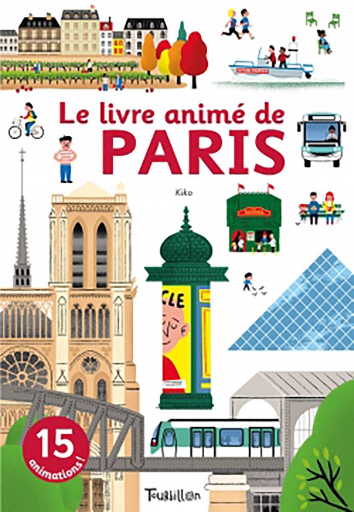 Le livre animé de Paris © Tourbillon 
