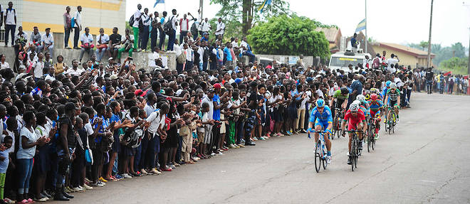 La Tropicale Amissa Bongo est une course populaire. Ici, une vue de la course de l'edition 2018.