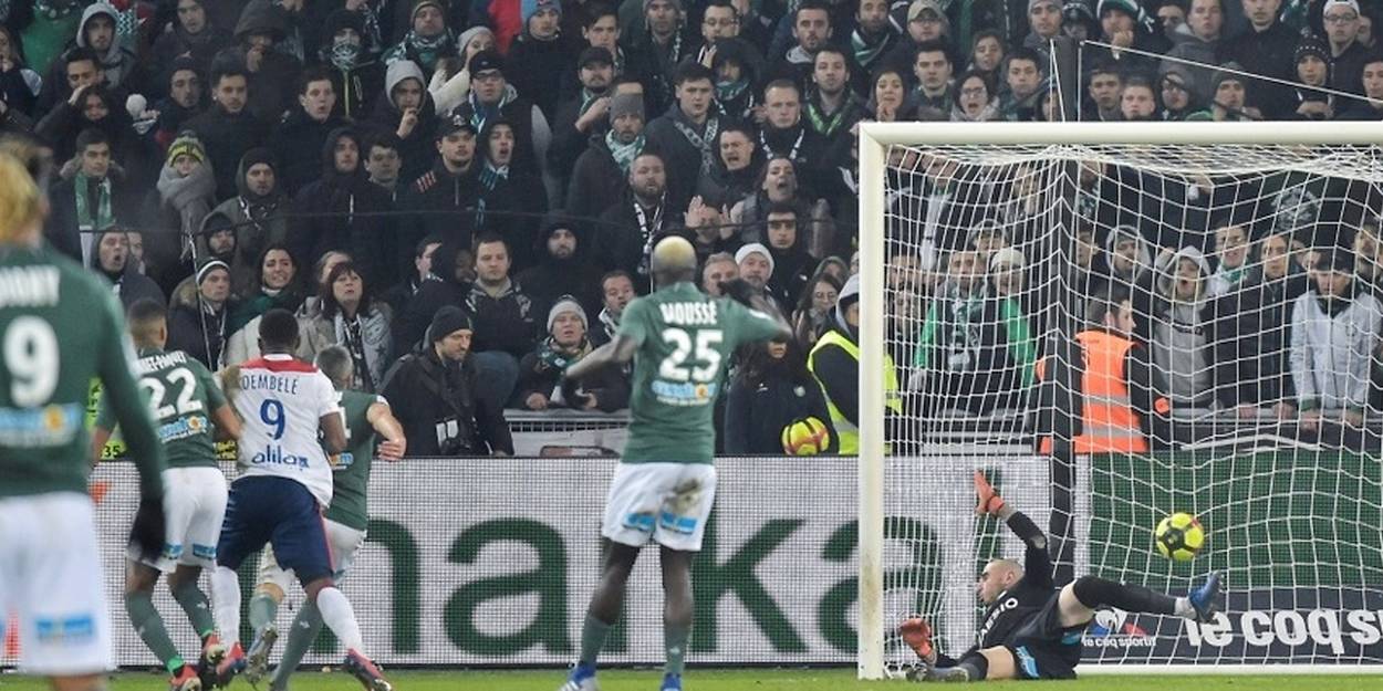 Ligue 1 Lyon Simpose à Larraché Dans Un Très Beau Derby à Saint Etienne 1072