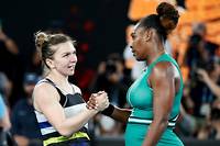 Open d'Australie: Serena Williams s'offre la N.1 mondiale Simona Halep en huiti&egrave;mes