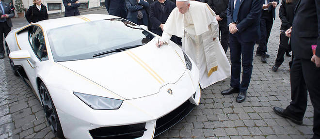 Un tirage au sort pour gagner la Lamborghini du pape François | Automobile