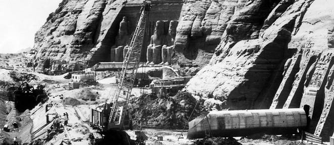 Il y a 50 ans, le sauvetage des temples egyptiens d'Abou Simbel