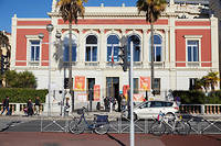  Le Centre universitaire méditerranéen à Nice où se tient le forum du « Point », Neuroplanète.  ©Maxime Huriez