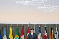 Trudeau annonce une aide de 53 millions de dollars pour les V&eacute;n&eacute;zu&eacute;liens