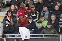  Auteur d'un doublé, Pogba a largement contribué à la victoire de Manchester United à Fulham (0-3). Les Mancuniens peuvent aborder sereinement le choc mardi soir à Old Trafford contre le PSG, qui a perdu Cavani sur blessure.   ©IAN KINGTON