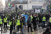  Des centaines de manifestants se sont rassemblés dans les rues de Montpellier.   ©JEAN MICHEL MART