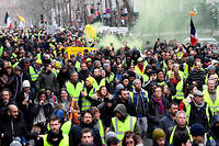  Manifestation de Gilets jaunes à Paris le 26 janvier dernier. 