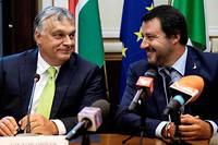  Viktor Orban et Matteo Salvini, les hommes forts de la nouvelle scene europeenne. 