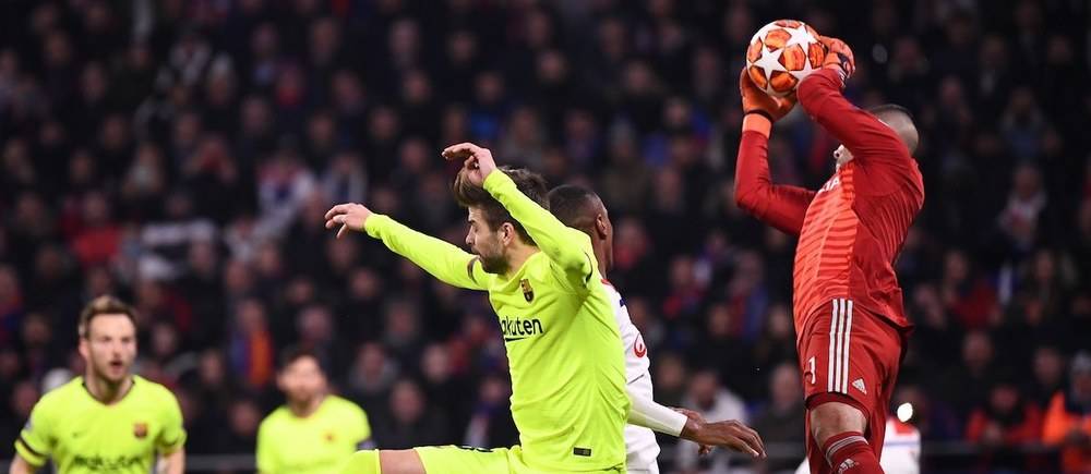 A l'image de l'intervention d'Anthony Lopes devant Gerard Pique, l'Olympique lyonnais est parvenu a obtenir le match nul contre le FC Barcelone (0-0). 