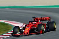 F1: Ferrari sort devant de la premi&egrave;re session d'essais hivernaux