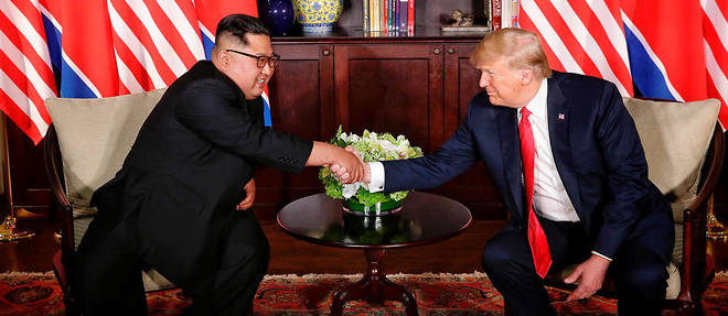 La premiere rencontre entre le dictateur nord-coreen et le president americain a Singapour en juin 2018 a tourne a l'avantage de Kim, selon les experts.
