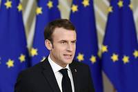 Europ&eacute;ennes: r&eacute;actions politiques &agrave; la tribune de Macron