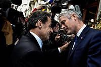 Nicolas Sarkozy et Laurent Wauquiez.  