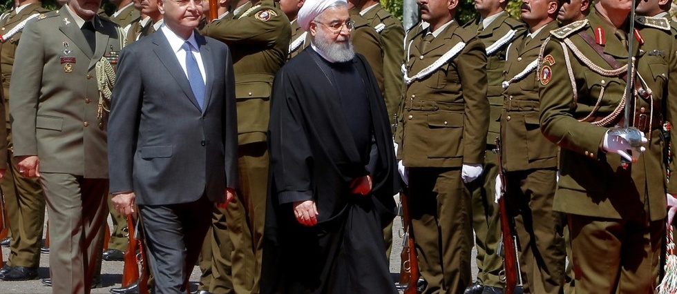 A Bagdad, le president iranien veut resserrer les liens bilateraux