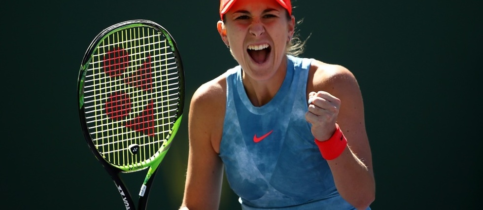 Tennis: Bencic dompte Pliskova et va en demi-finales a Indian Wells
