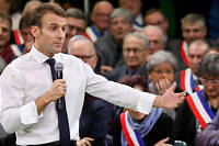 Grand d&eacute;bat&nbsp;: Macron se frotte aux intellectuels