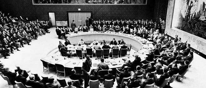 Le Conseil de securite de l'ONU en 1960.