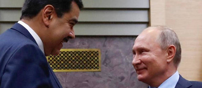 Vladimir Poutine et Nicolas Maduro, lors de leur rencontre a Moscou, en decembre 2018.