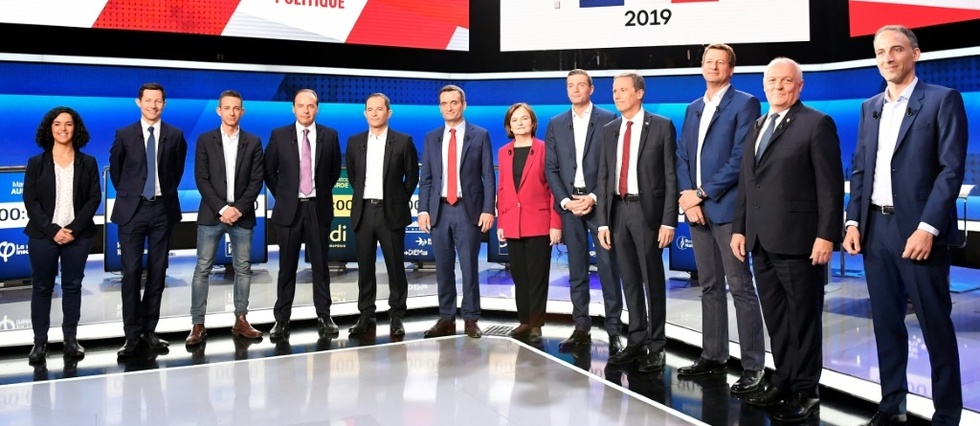 Debat pour les Europeennes: douze candidats, quelques passes d'armes, une enorme cacophonie