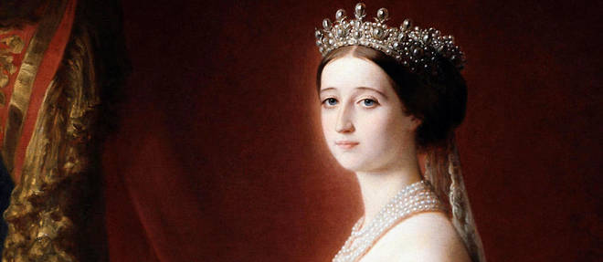 L'imperatrice de France Eugenie, peinture de Franz Xaver Winterhalter.