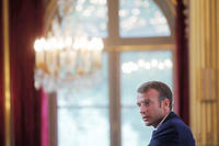  Emmanuel Macron a rendu hommage a ses ex-collaborateurs partis pour de nouveaux horizons. Photo d'illustration. 
