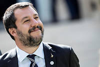  Matteo Salvini à Paris le 4 avril 2019. 