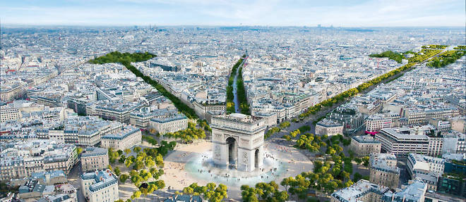 Paris : voici à quoi pourraient ressembler les Champs-Élysées en 2024