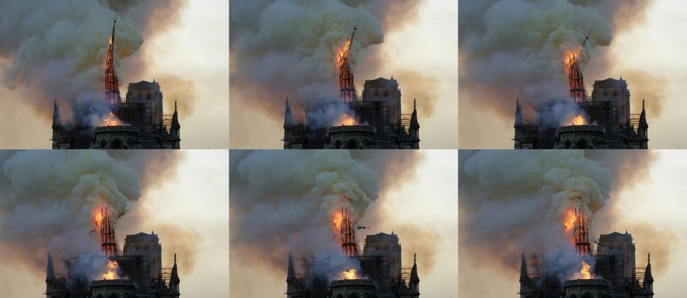 "Paris est defigure!" le choc et les larmes devant Notre-Dame de Paris en flammes