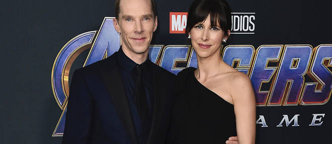 Benedict Cumberbatch et Sophie Hunter a l'avant-premiere d'<< Avengers: Endgame >> a Los Angeles.