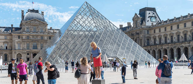 10,2 millions de visiteurs ont afflue en 2018 sous la pyramide de verre.