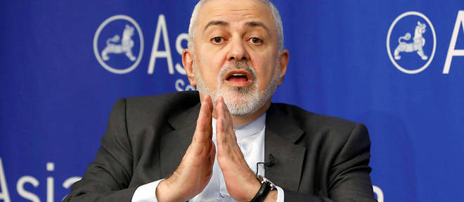 Le ministre iranien des Affaires etrangeres, Mohammad Javad Zarif, ici le 24 avril 2019 a New York, dont le pays est asphyxie par les sanctions americaines. 