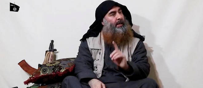 Video du chef de Daech, Abou Bakr al-Baghdadi, diffusee le lundi 29 avril par le media de propagande de Daech, Al-Furqan.