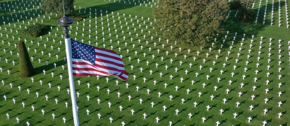 Débarquement De Normandie Le Cimetière Américain Prévoit