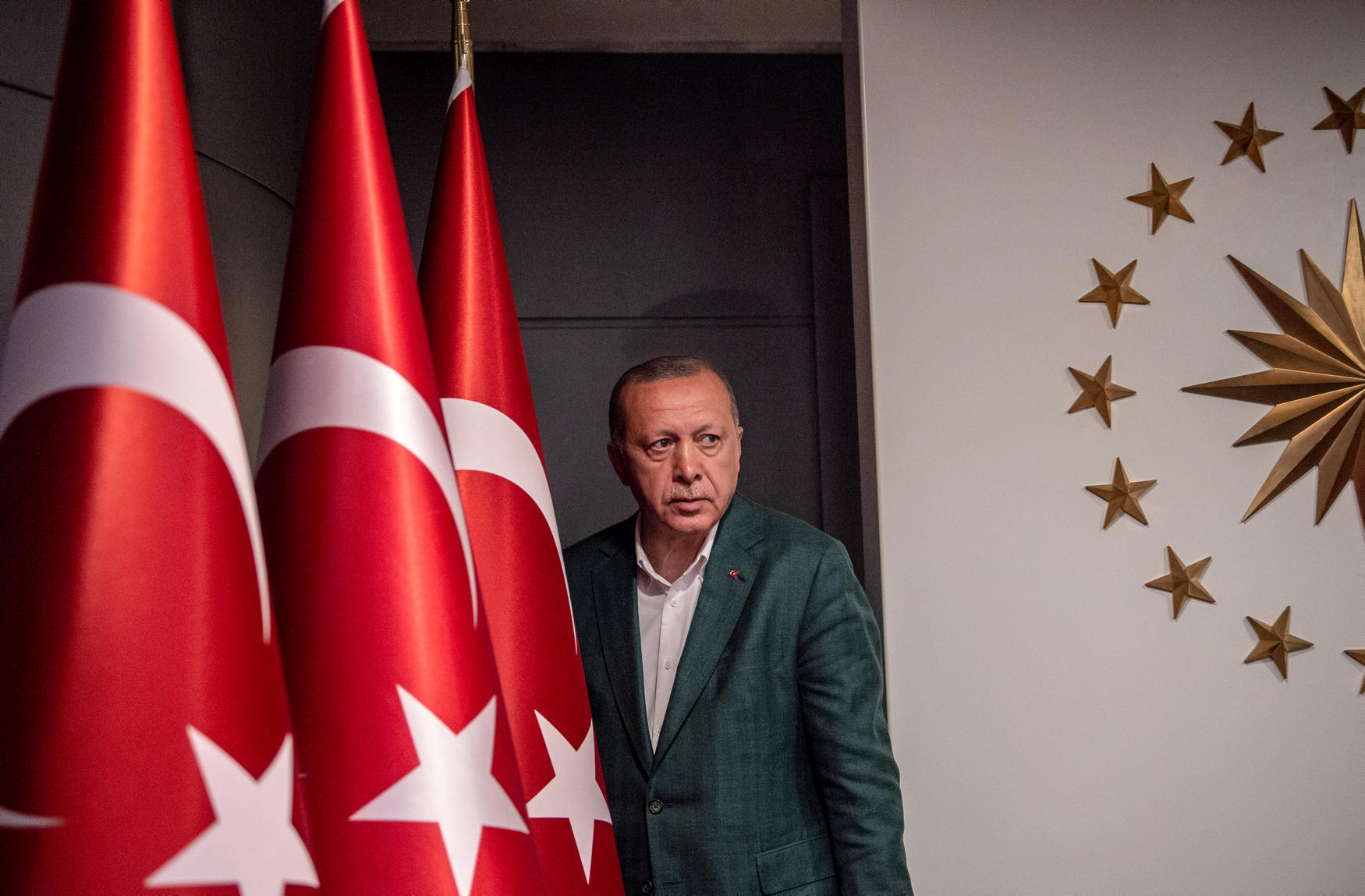 Le president turque Recep Tayyip Erdogan.