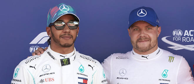 Cette fois, c'est au tour de Hamilton de finir devant Bottas, mais c'est encore un double Mercedes au GP d'Espagne de Formule 1 2019.