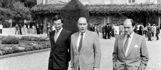Francois Mitterrand a Rambouillet en 1991.