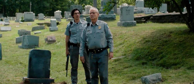 Adam Driver et Bill Murray dans << The Dead Don't Die >> de Jim Jarmusch.