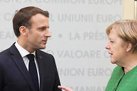 Angela&nbsp;Merkel reconna&icirc;t avoir eu des &laquo;&nbsp;confrontations&nbsp;&raquo; avec Macron