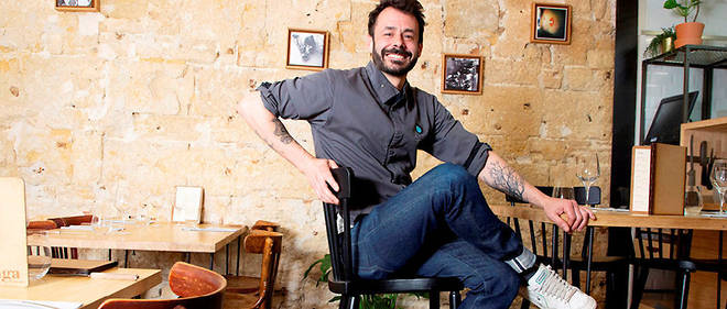 Cyril Garcia, le chef d'Anga, a Montpellier.