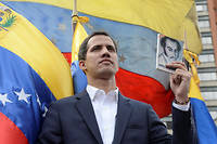  Juan Guaidó, député de 35 ans, est devenu en quelques jours le visage de l'opposition vénézuélienne.  ©FEDERICO PARRA