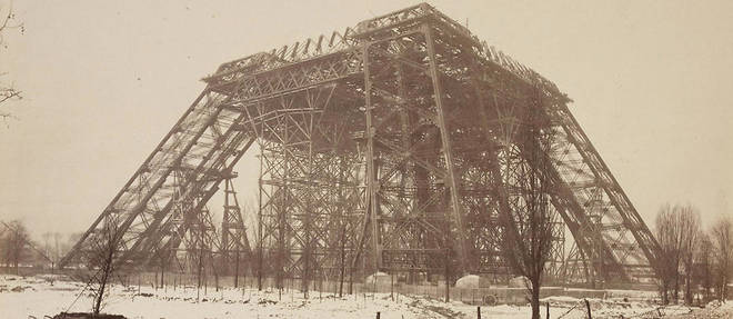 La Tour le 19 fevrier 1888, sous la neige.