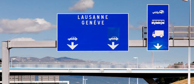  A proximite de la frontiere franco-suisse. 