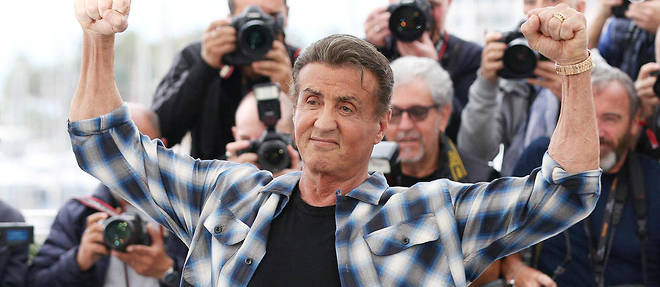 Sylvester Stallone, vendredi, au Festival de Cannes.