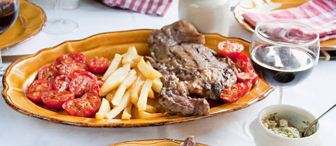 Entrecote steak and fries