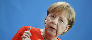  Angela Merkel à Berlin. 